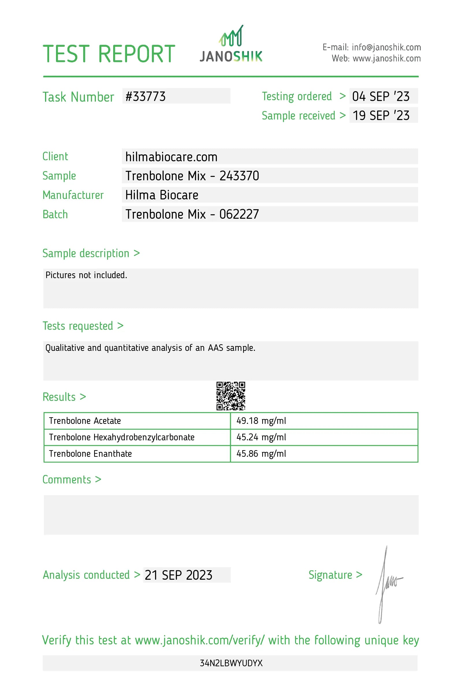 Mélange de trenbolone - Tren MIX